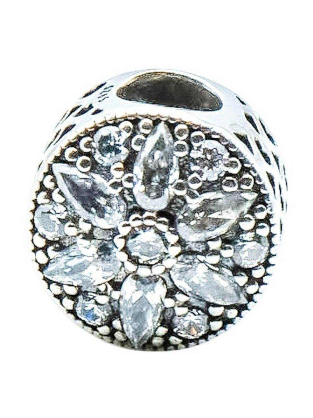Pandora Radiant Bloom CZ Charm Sterling Silver 791762CZ Retired